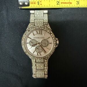 Michael Kors Gold Crystal-Embellished Watch